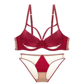 Sexy Lace Underwire Bra Panty Sets
